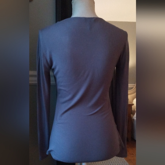 Gray Long Sleeve Top - Picture 3 of 6